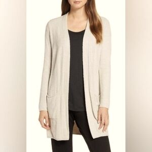 Barefoot Dreams Cozy Chic Lite Cardigan Bisque Size Medium